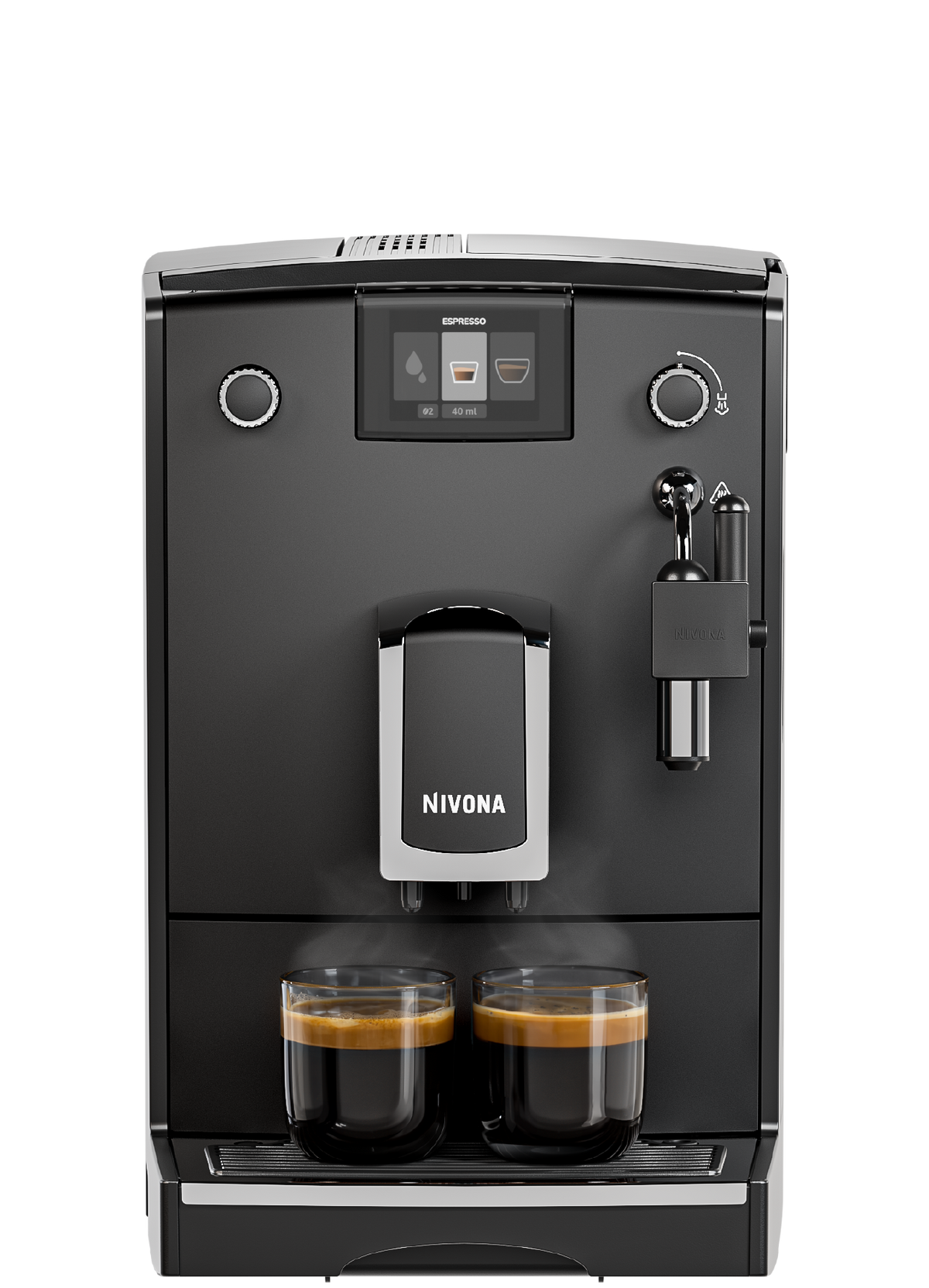 Nivona NICR 550 Kaffeevollautomat Schwarz Frontansicht