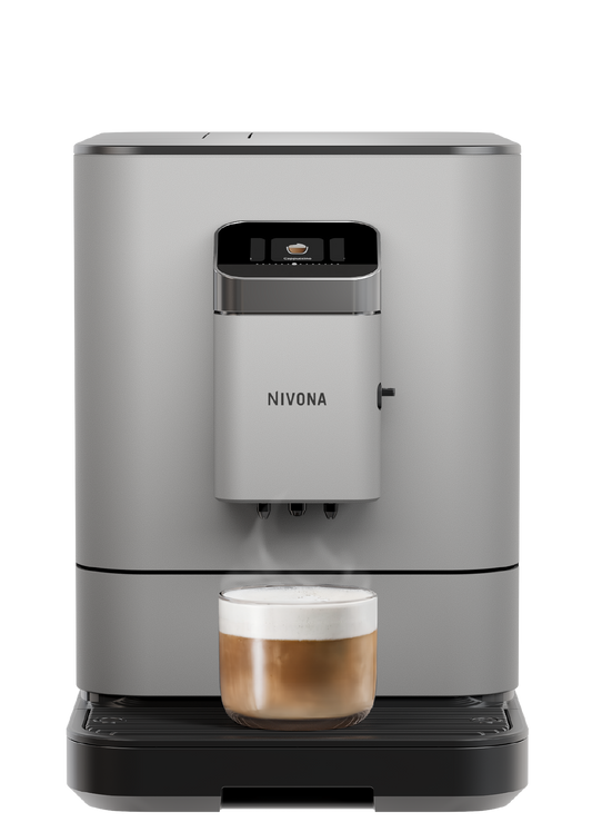 Nivona NIVO 7105 Kaffeevollautomat Grau Frontansicht