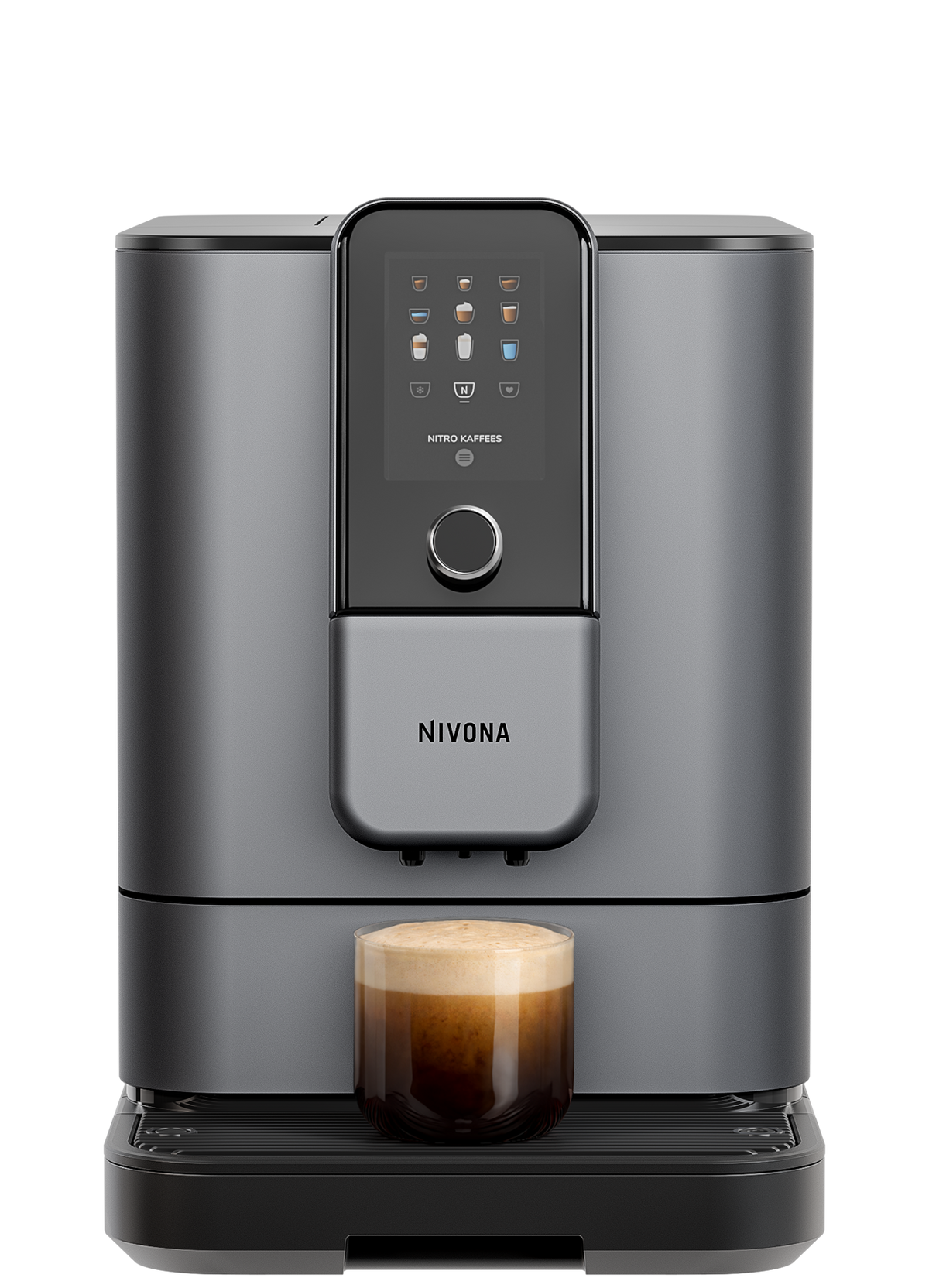 Nivona NIVO 8117 Kaffeevollautomat Perlenblau Frontansicht