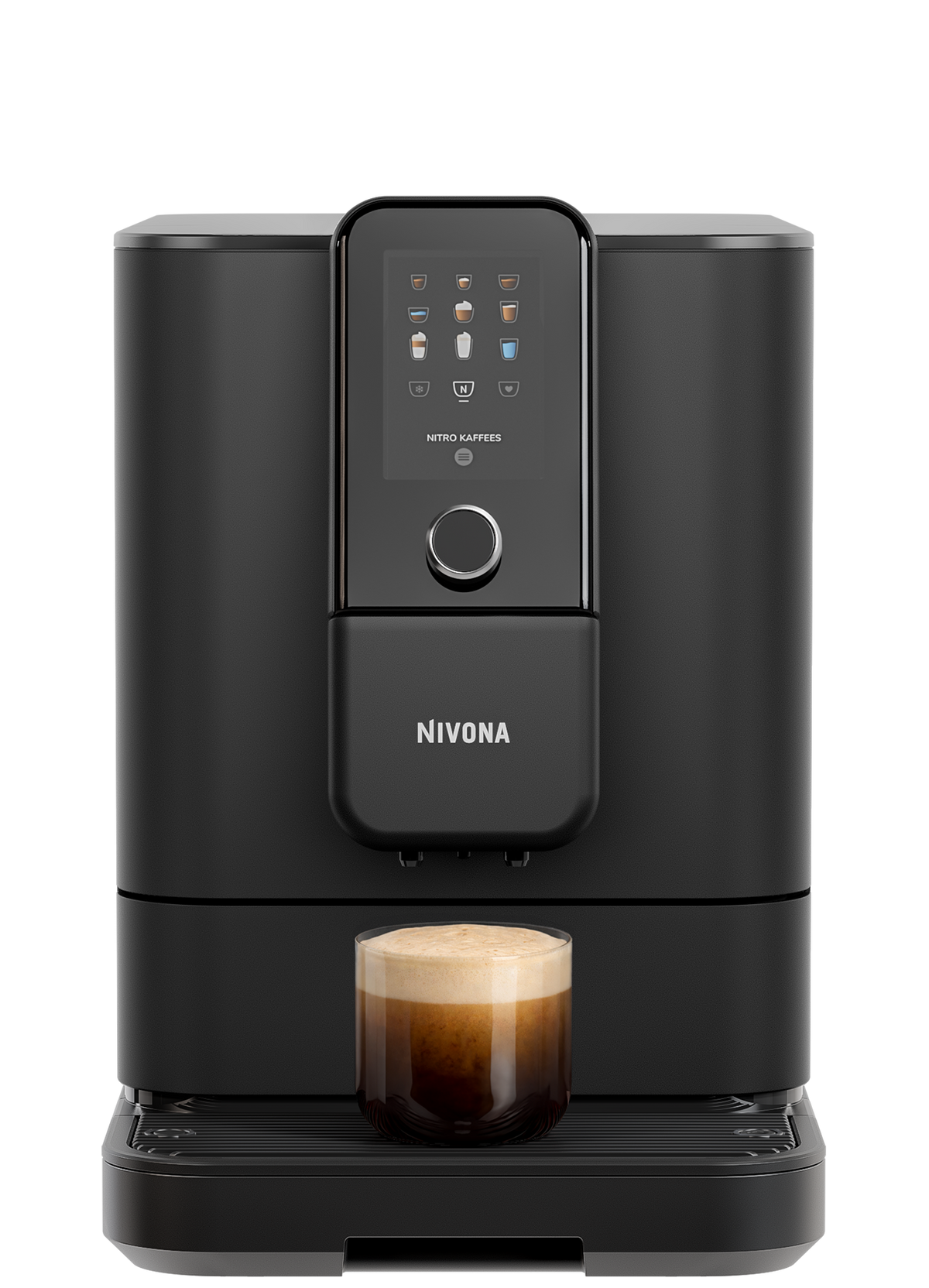 Nivona NIVO 8111 Kaffeevollautomat Schwarz Frontansicht