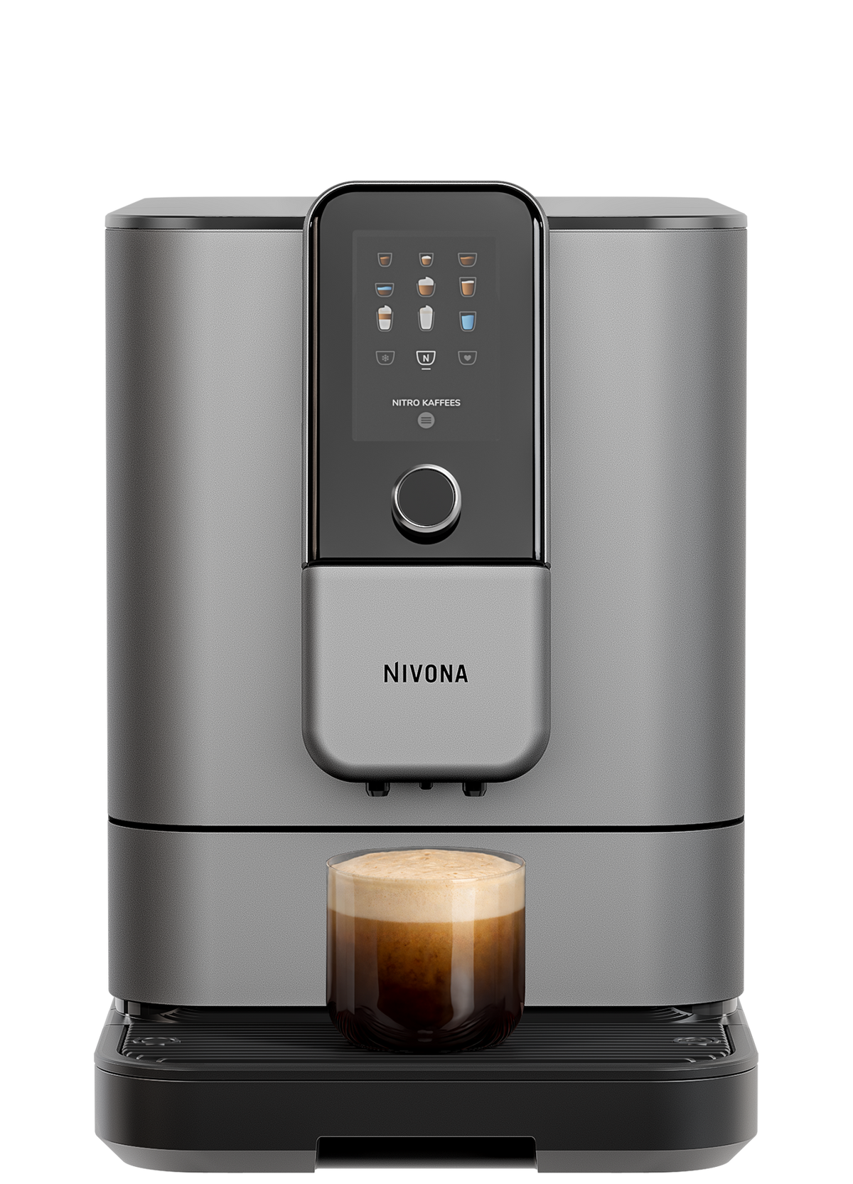 Nivona NIVO 8113 Kaffeevollautomat Titan Frontansicht