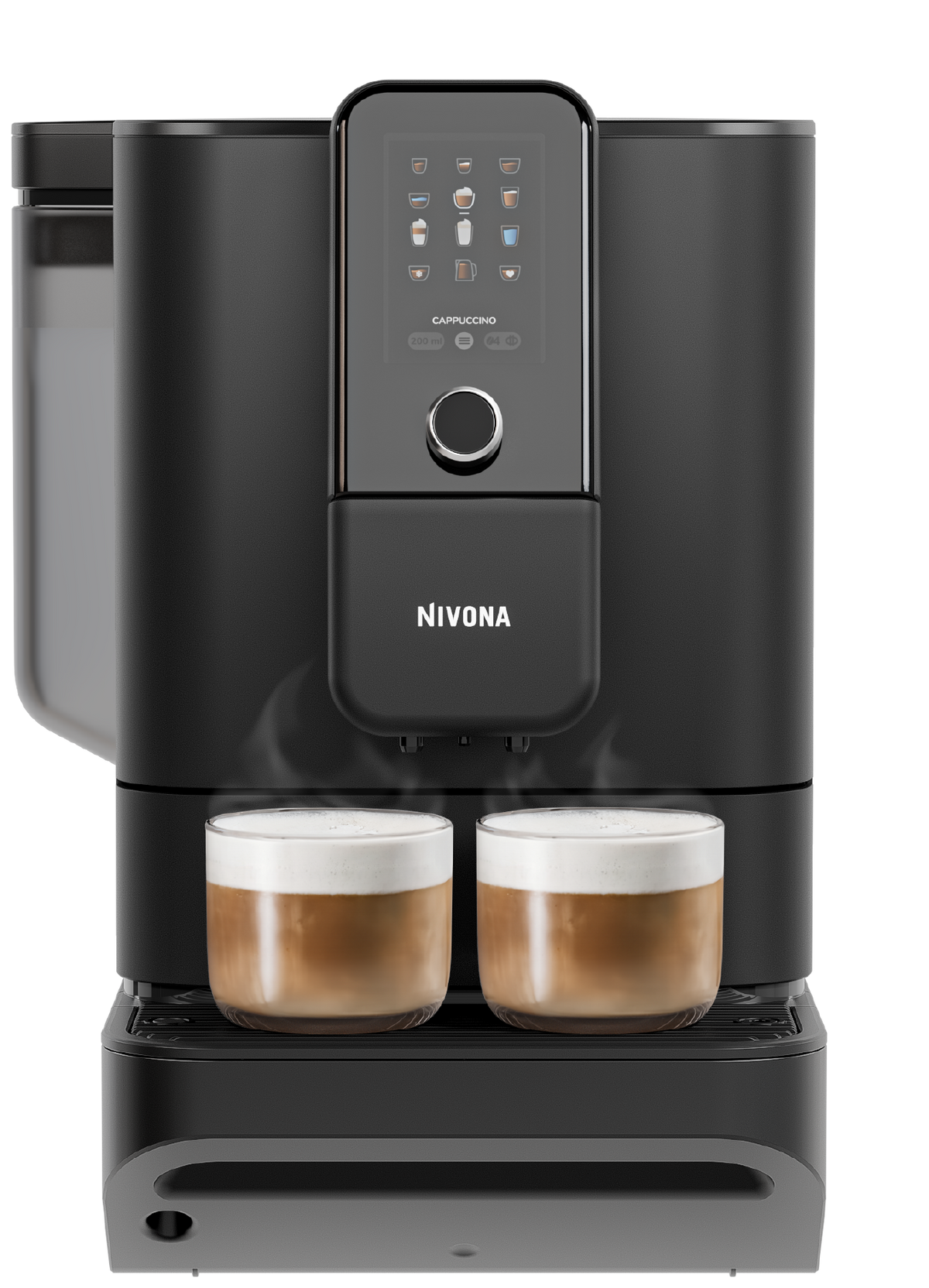 Nivona NIVO 8141 Pro Kaffeevollautomat Schwarz Frontansicht