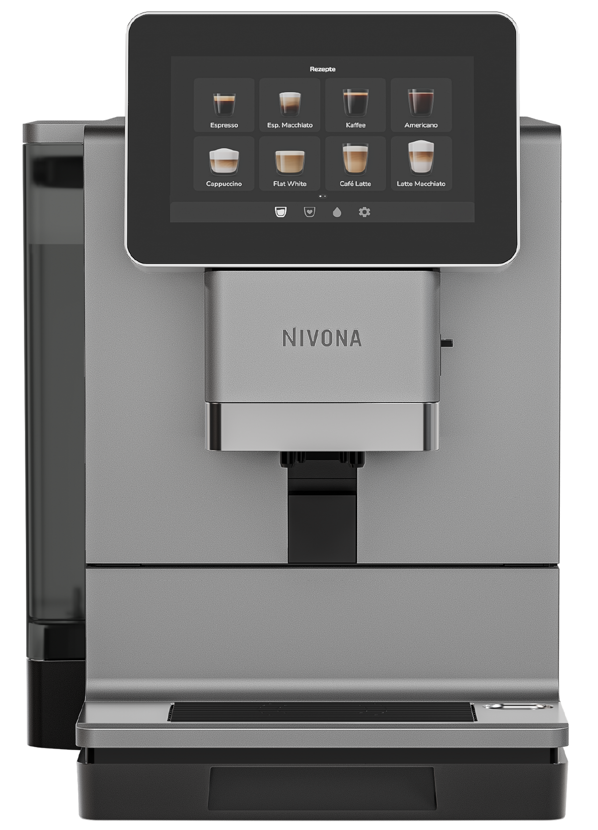 Nivona NIVO 9103 Kaffeevollautomat Titan Frontansicht