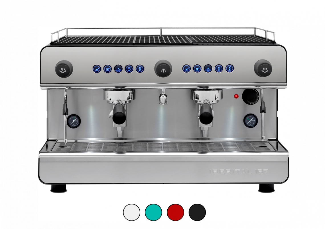 Iberital IB7 2-Gruppige Siebträgermaschine (breite Version - kein Compact)