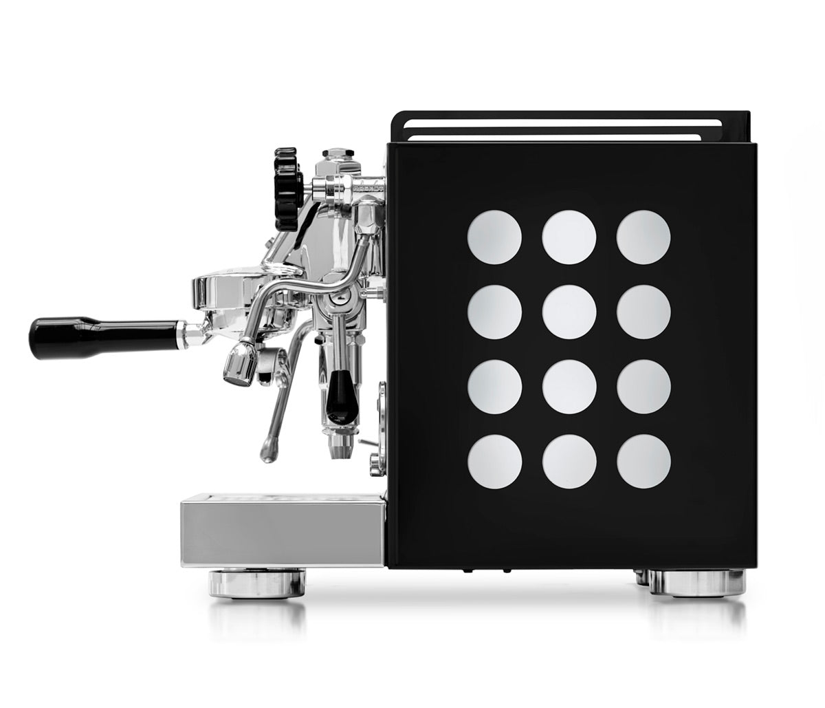 Rocket Appartamento Black/Inox Siebträgermaschine