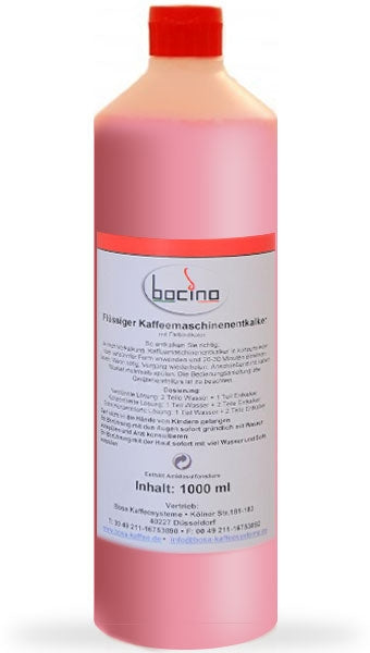 Bocino Kaffeemaschinen-Entkalker flüssig mit Farbindikator