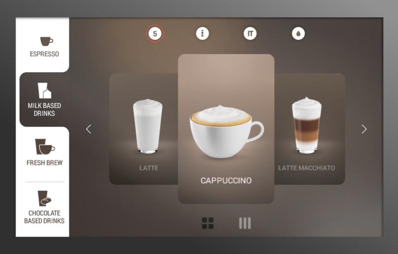 Necta Kalea Kaffeevollautomat mit Frischmilch + Instantbehälter